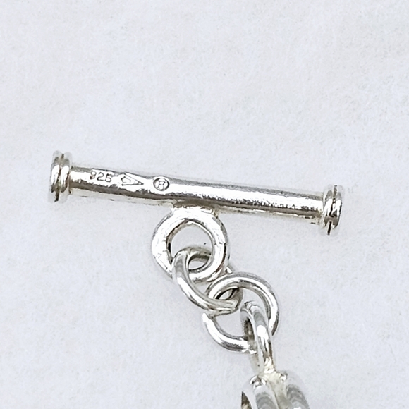 ⭐️FINAL SALE!⭐️ Silpada Sterling Silver Circle Link Toggle Bracelet B1235 - Picture 10 of 13